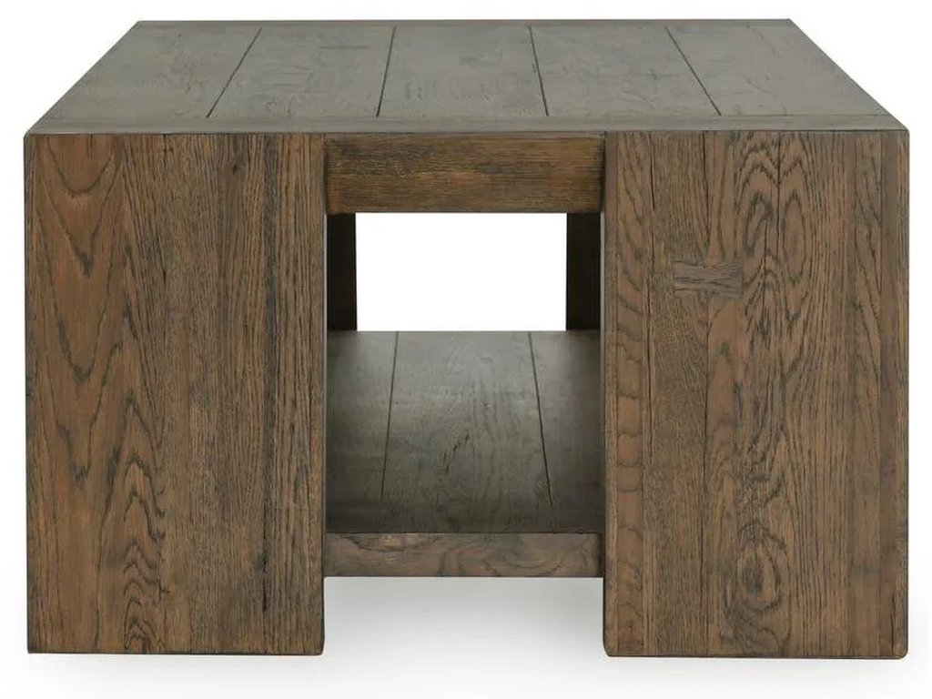 Troy Solid Wood Rectangle Coffee Table - main image