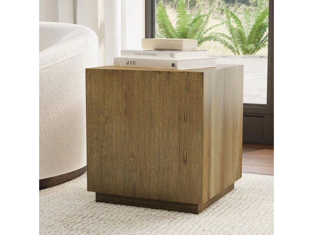 Layne Solid Wood Square End Table - image 5