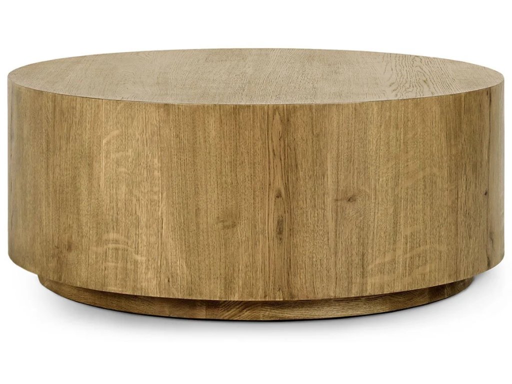 Layne Solid Wood Round Coffee Table w/Casters - main image