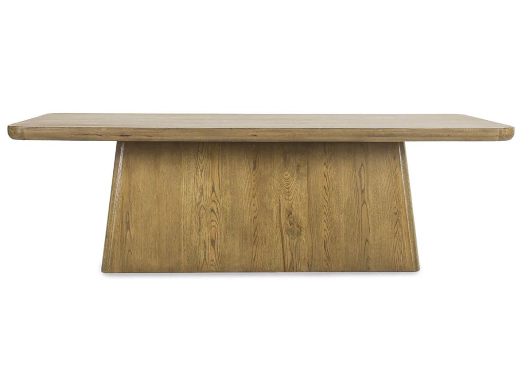 Orlando Solid Wood Rectangle Dining Table - Light Brown - main image