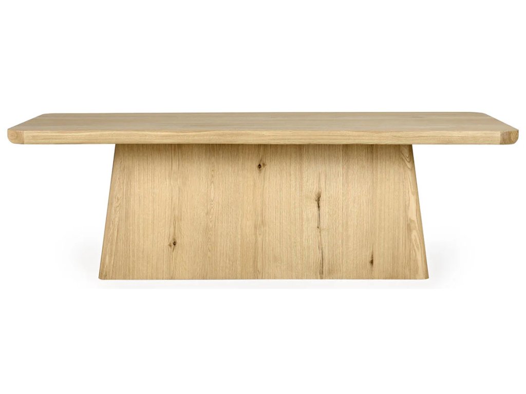 Orlando Solid Wood Rectangle Dining Table - True Natural - main image
