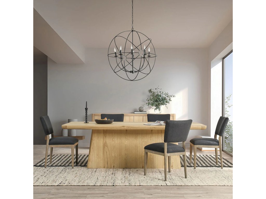 Orlando Solid Wood Rectangle Dining Table - True Natural - image 6