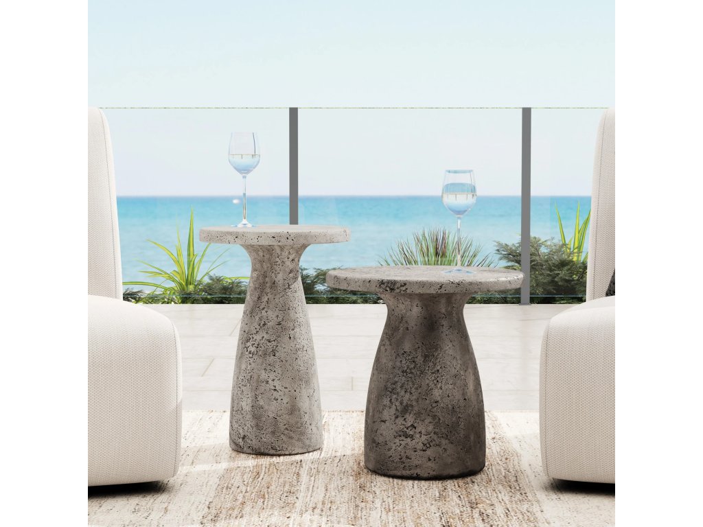 Collins 19" Accent Table - Light Gray - image 5