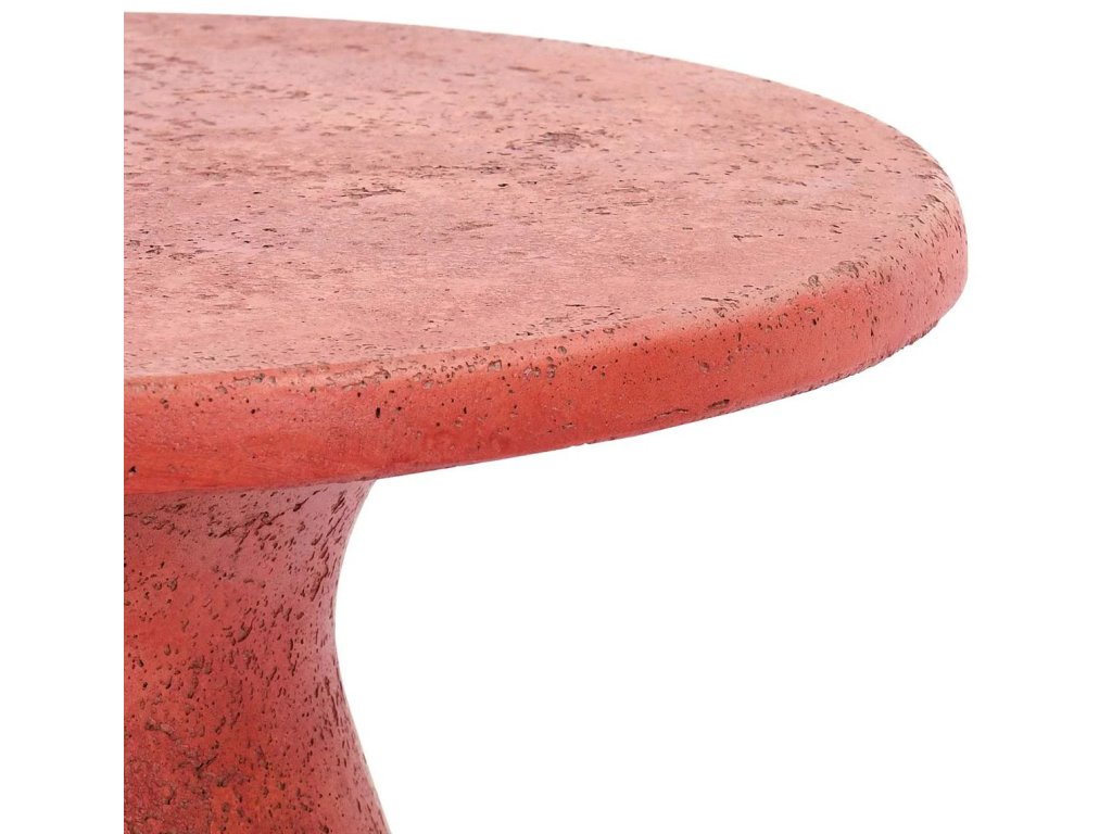 Collins Outdoor Round Accent Table - Rust - main image