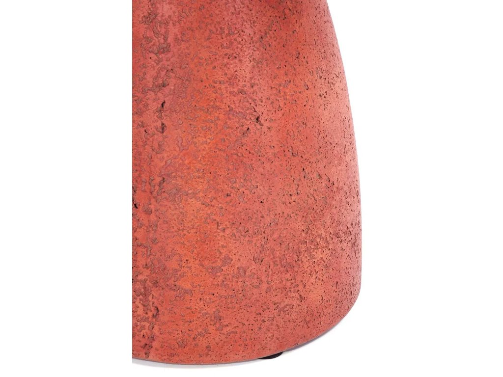 Collins Outdoor Round Accent Table - Rust - image 1