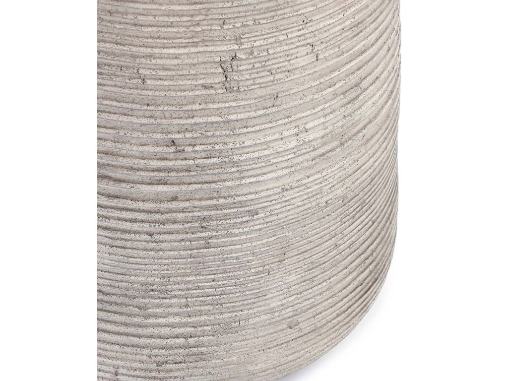 Nellie Outdoor Round End Table - Light Gray - image 3