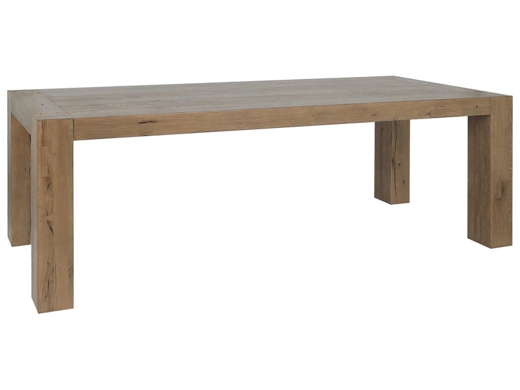Kingston Solid Wood Rectangle Dining Table - Cafe Brown - image 1