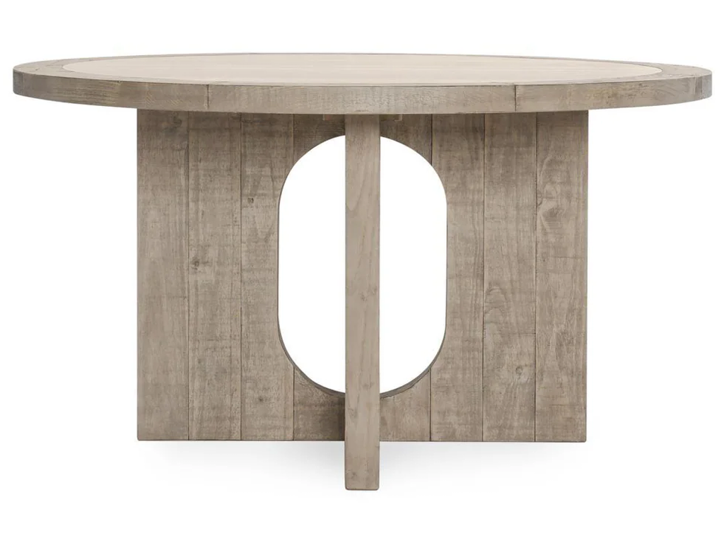 Talbot Solid Wood Round Dining Table - Natural - main image
