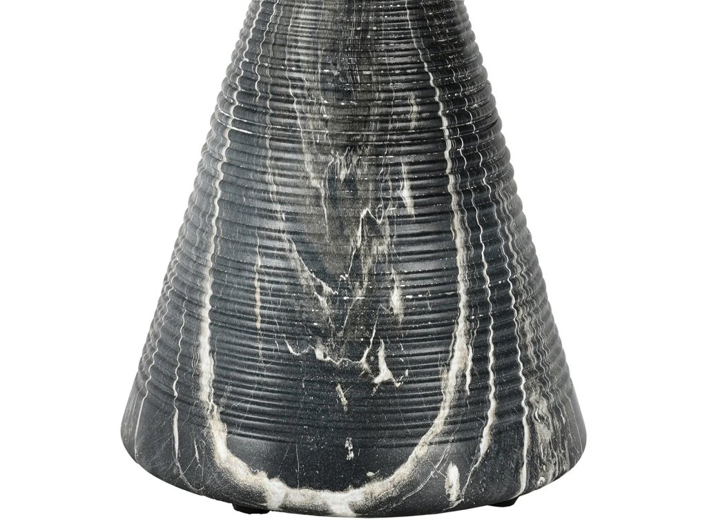 Fern Outdoor Round Accent Table - Black - image 2