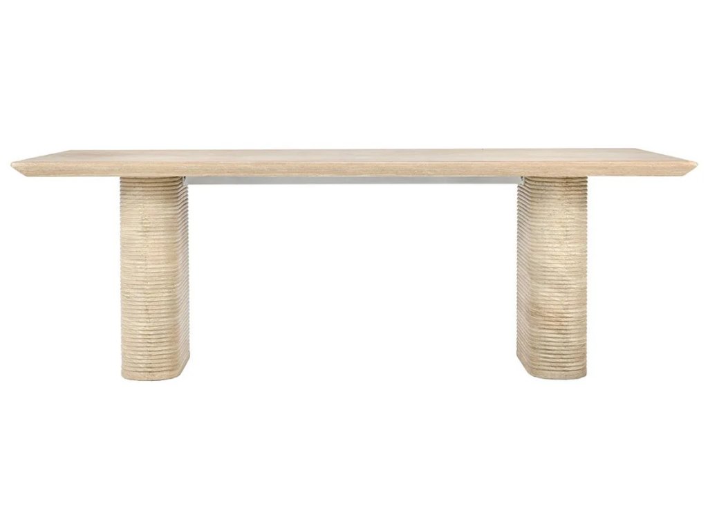 Aiden Outdoor Rectangle Dining Table - Beige - main image