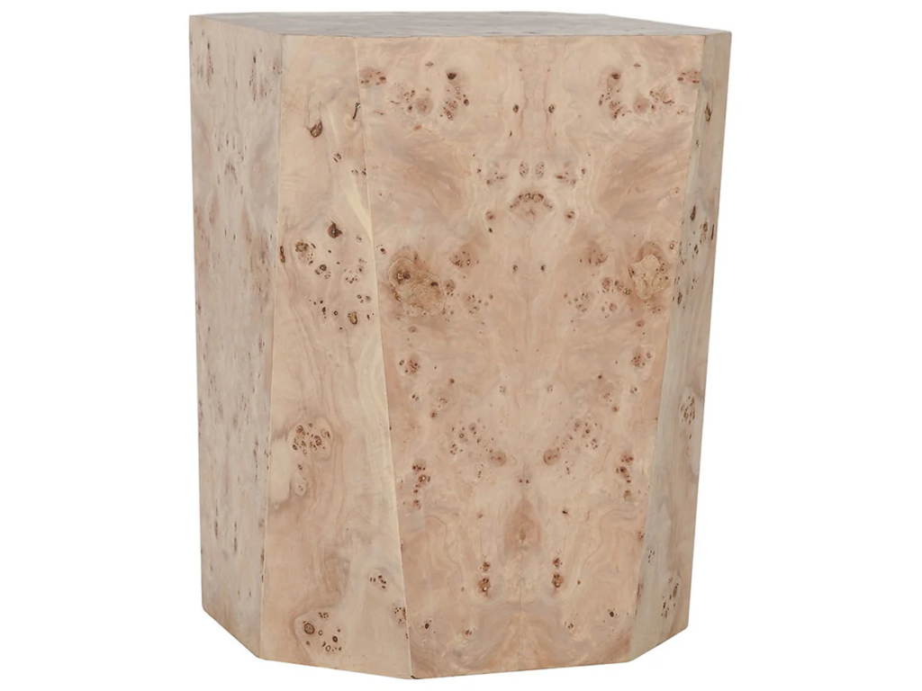 Avena Solid Wood Square End Table - Natural - main image