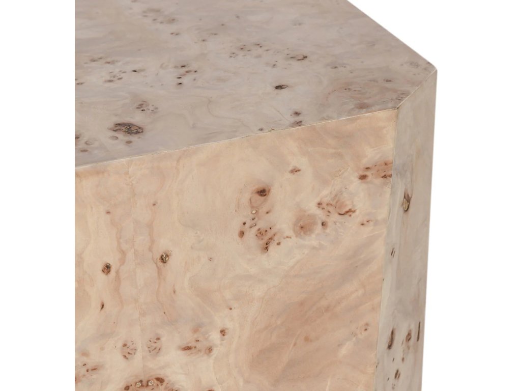 Avena Solid Wood Square End Table - Natural - image 2