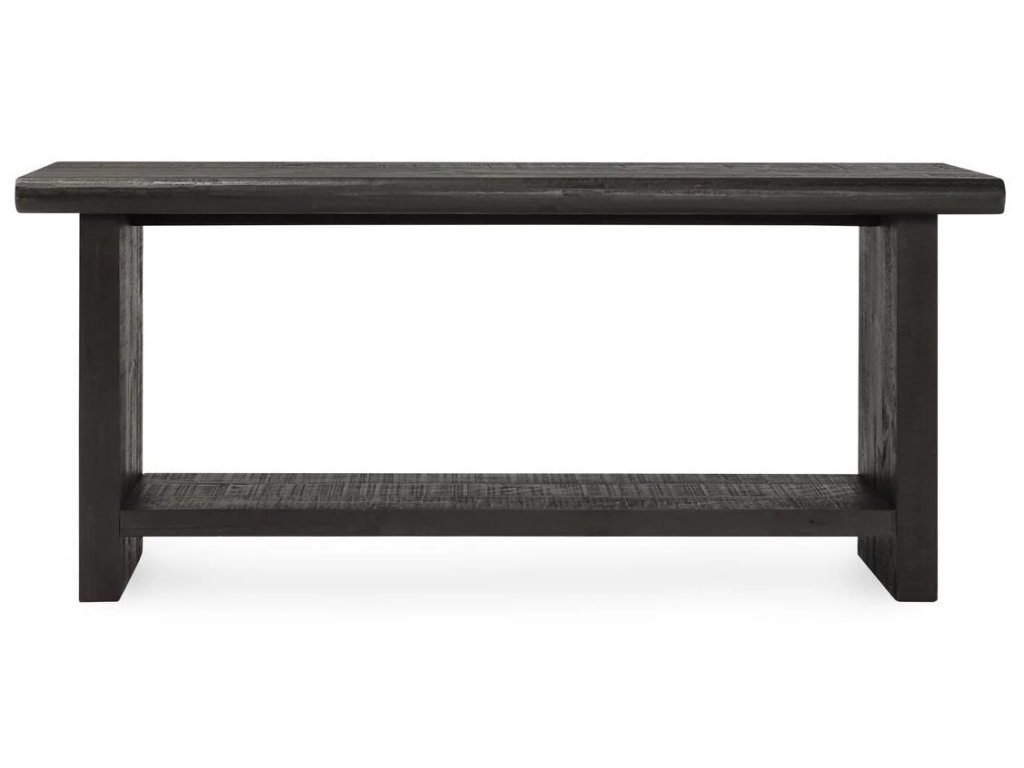 Larson Solid Wood Rectangle Console Table - Carbon Black - image 1