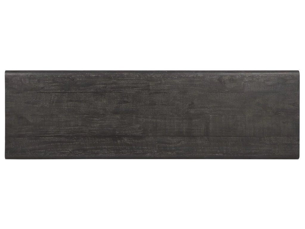 Larson Solid Wood Rectangle Console Table - Carbon Black - image 3