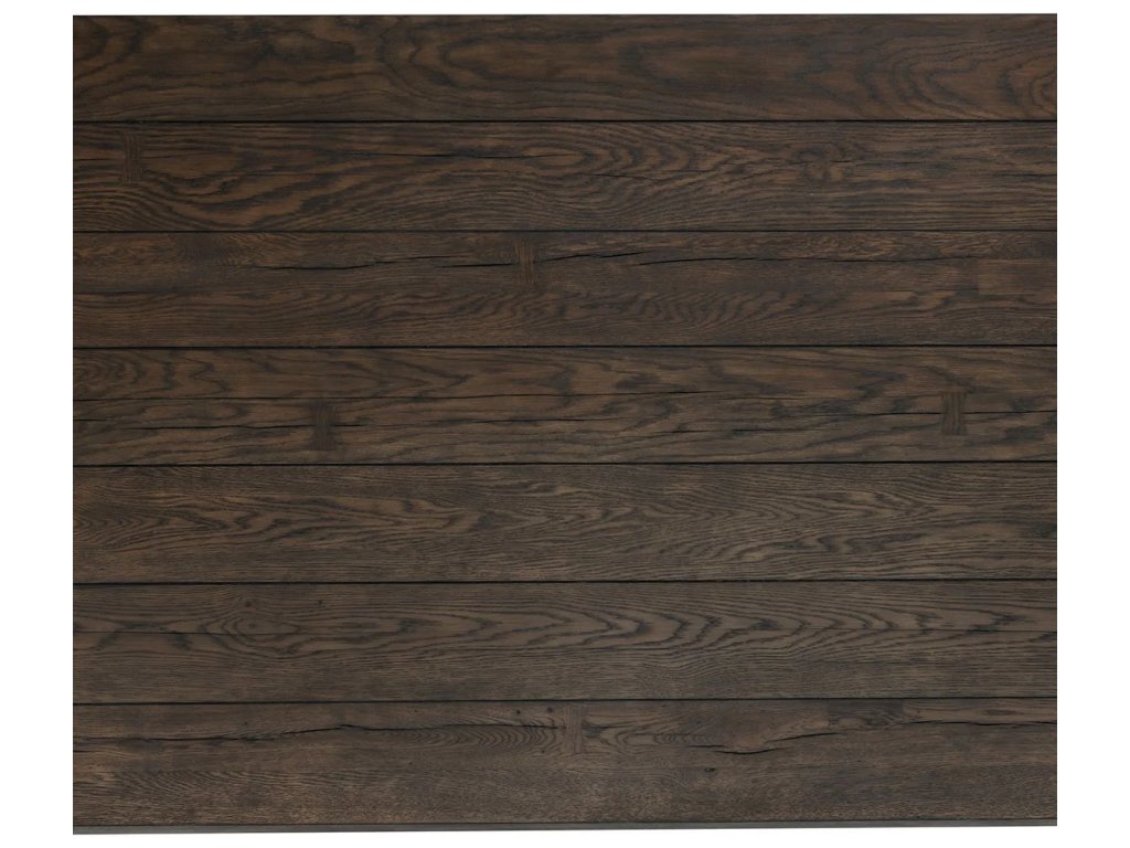 Troy Solid Wood Rectangle Dining Table - Suede Brown - image 2