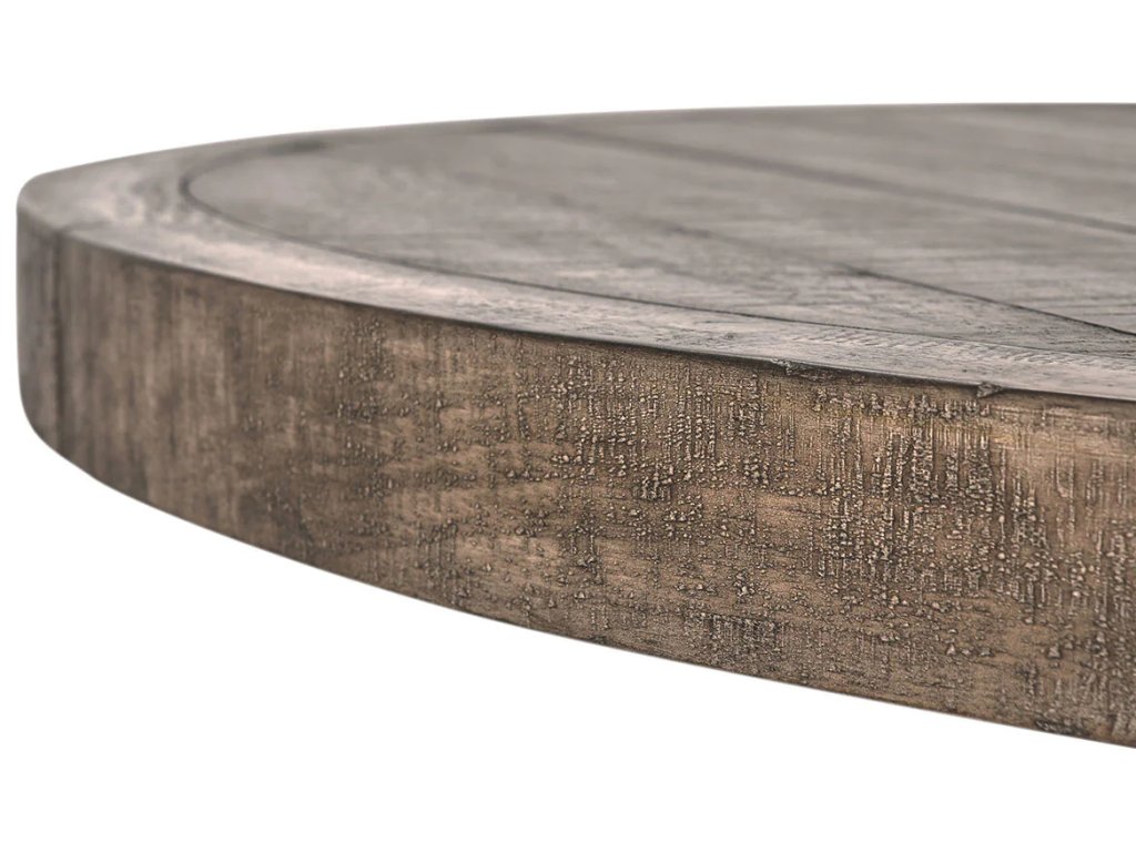 Rosemount Solid Wood Round Dining Table - Aged Brown - image 3