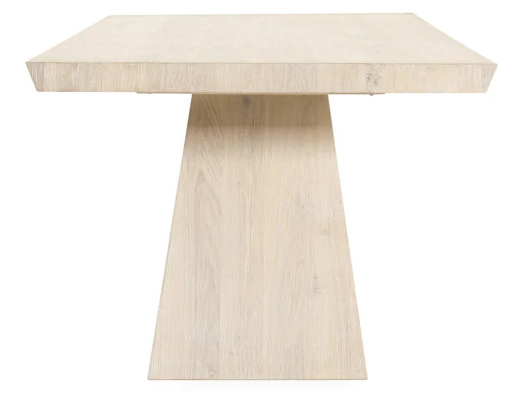 Sanford Solid Wood Rectangle Dining Table - Cream Washed - main image