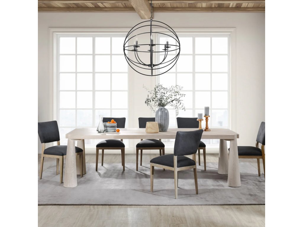 Atrop Solid Wood Rectangle Dining Table - image 4