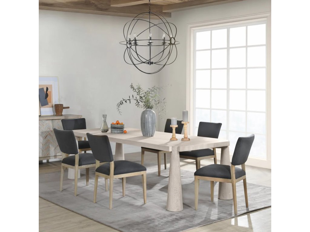 Atrop Solid Wood Rectangle Dining Table - image 5