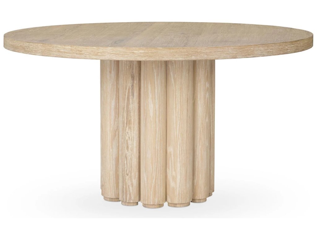 Tiber Solid Wood Round Dining Table - main image