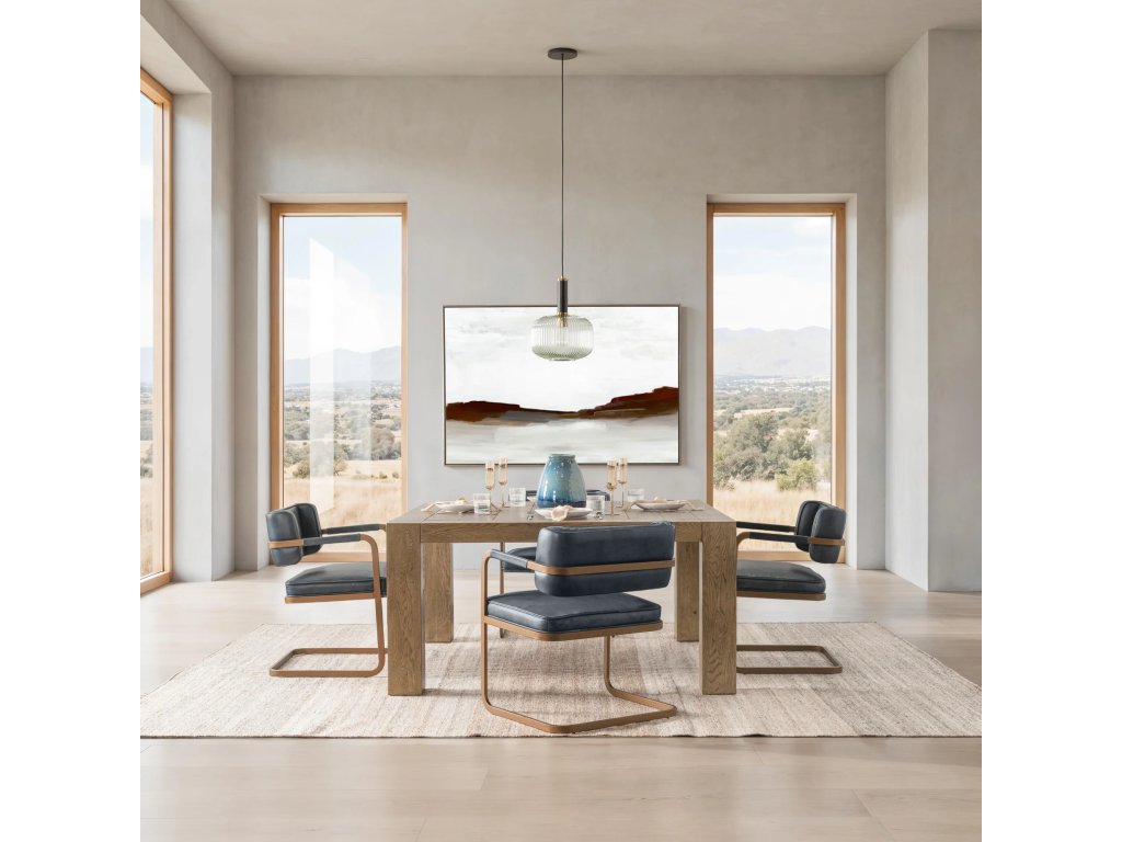 Gilcrest Solid Wood Square Dining Table - Cafe Brown - image 5