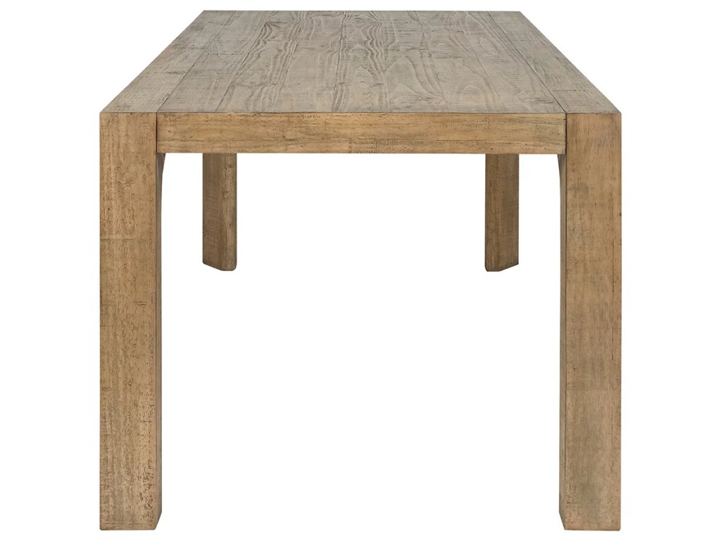 Crest Solid Wood Rectangle Dining Table - Warm Natural - image 1