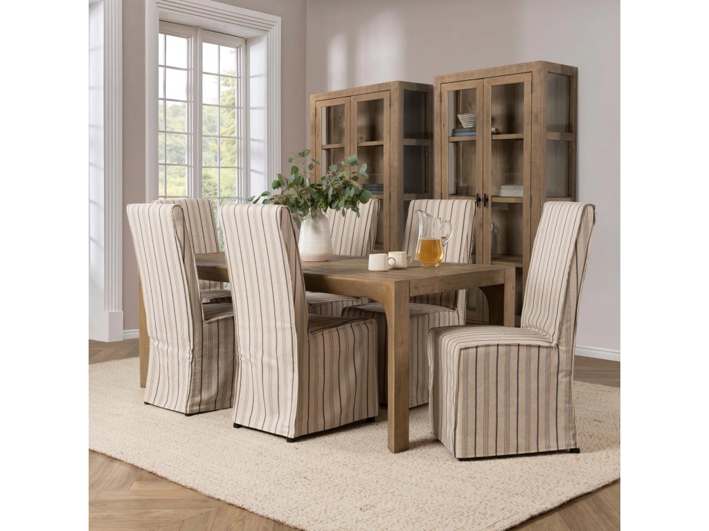 Crest Solid Wood Rectangle Dining Table - Warm Natural - image 3