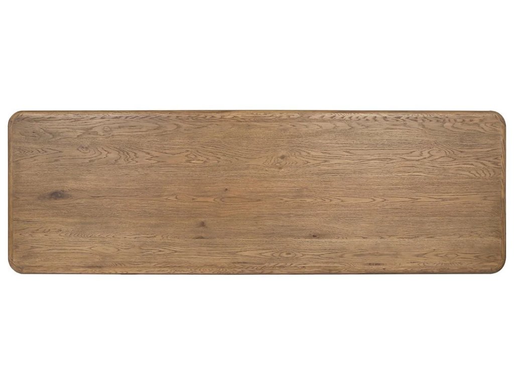 Tacoma Solid Wood Rectangle Gathering Table - Tawny Brown - image 3