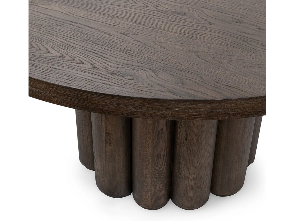 Tiber Solid Wood Round Dining Table - image 1