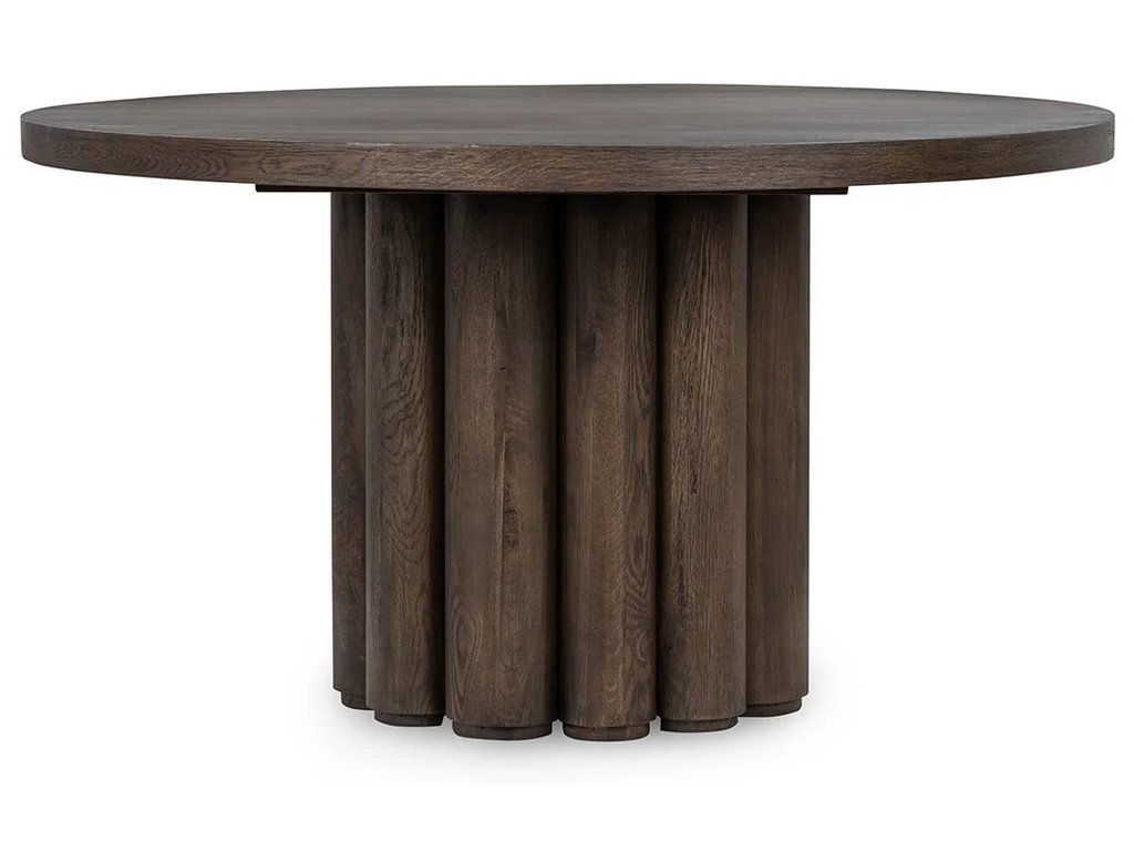 Tiber Solid Wood Round Dining Table - main image