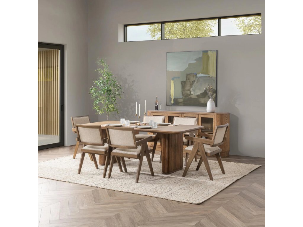 Vander Solid Wood Rectangle Dining Table - image 5