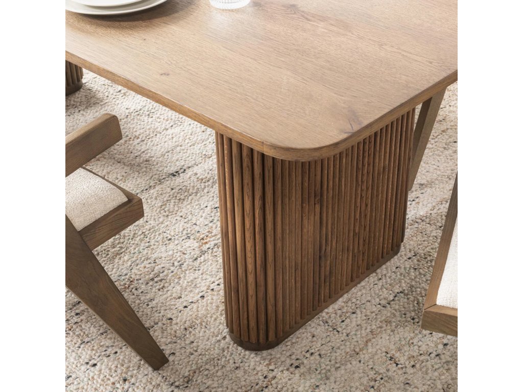 Vander Solid Wood Rectangle Dining Table - image 6
