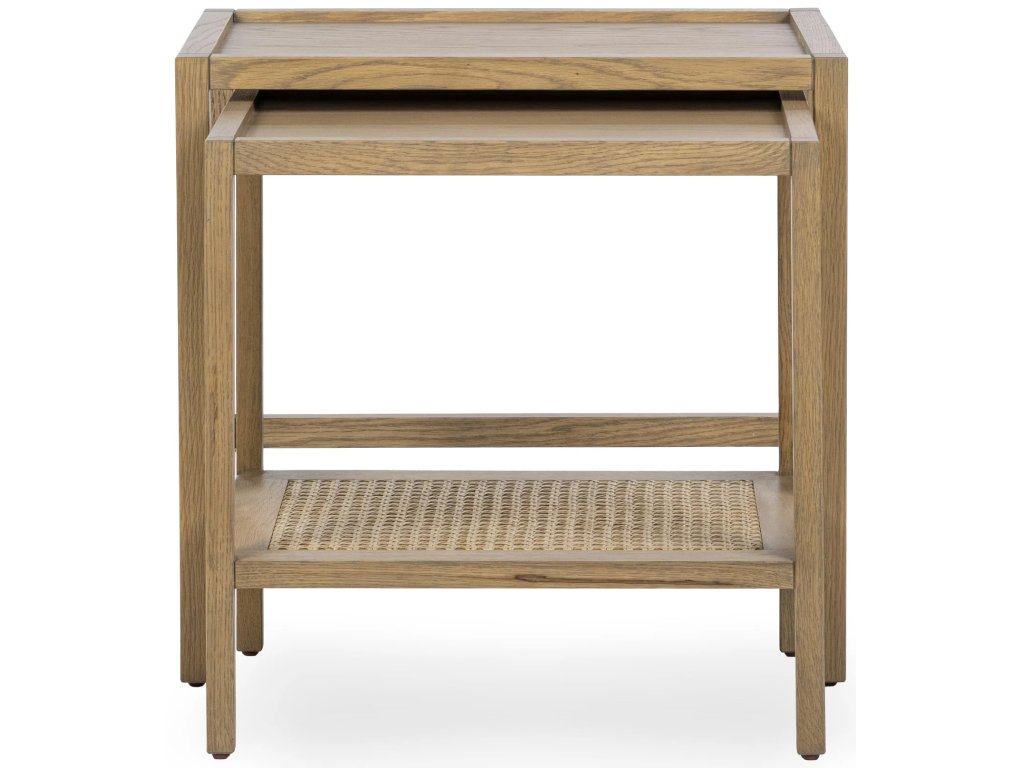 Devin Solid Wood Nesting Accent Tables - main image