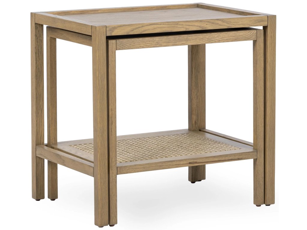 Devin Solid Wood Nesting Accent Tables - image 1