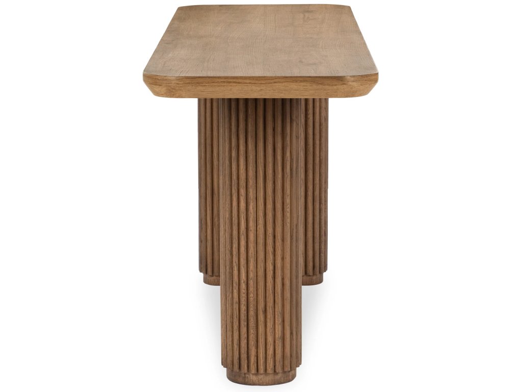 Vander Solid Wood Rectangle Console Table - image 2