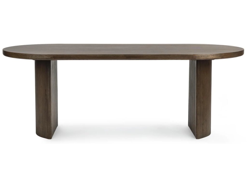 Estelle 84" Oval Dining Table - Soft Cocoa - main image