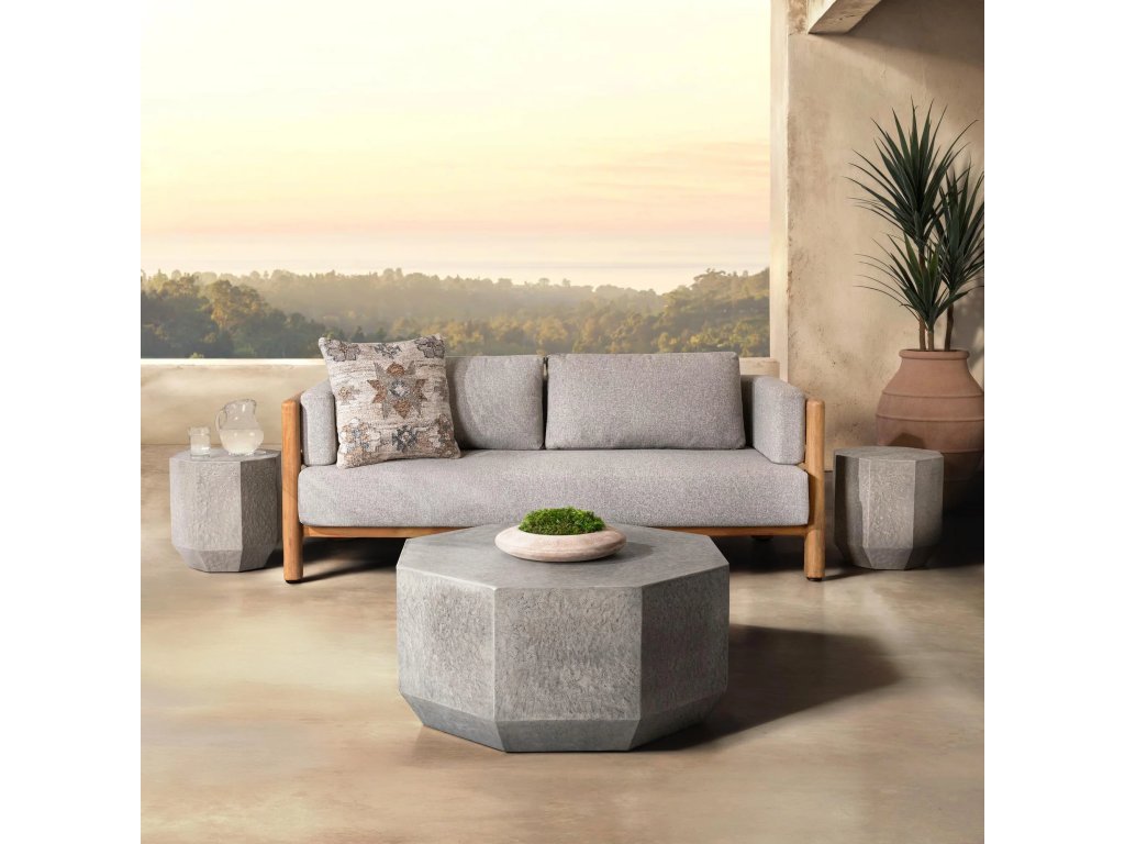 Morse Outdoor Coffee Table - Dark Gray - image 5