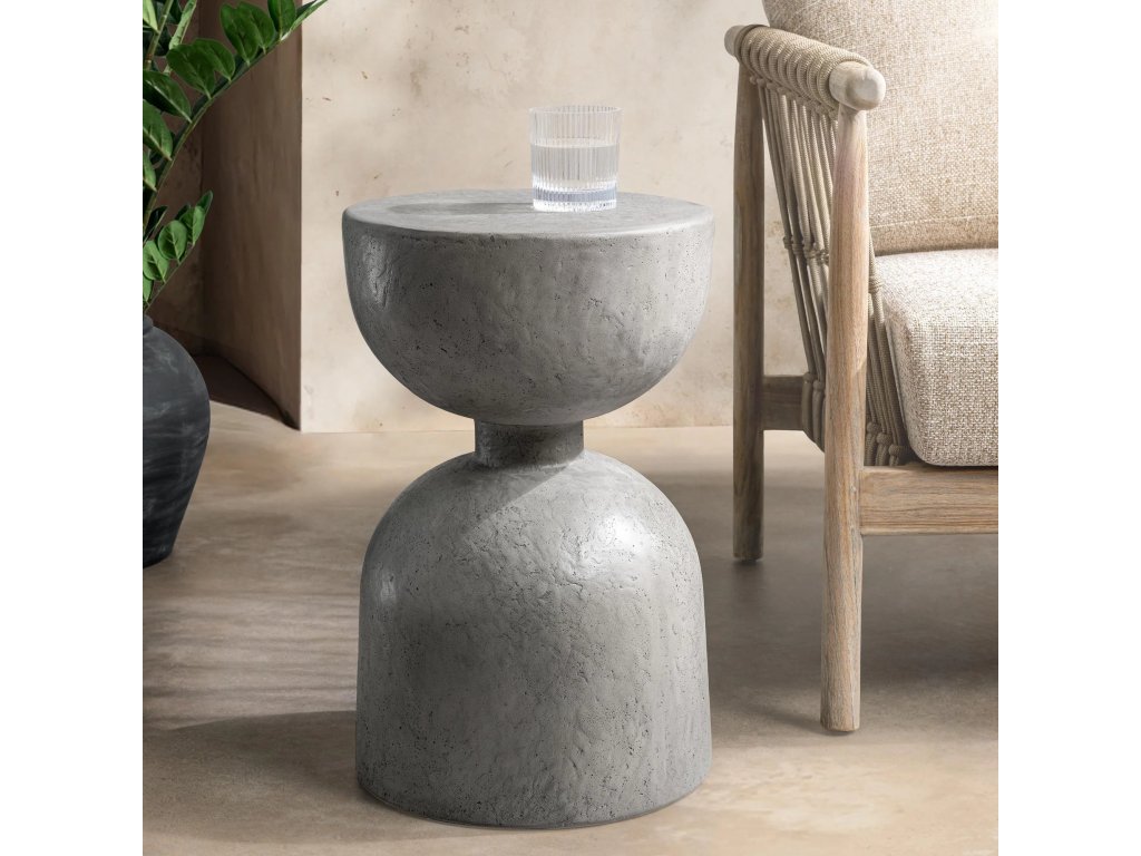 Adna Outdoor Accent Table - Dark Gray - image 6