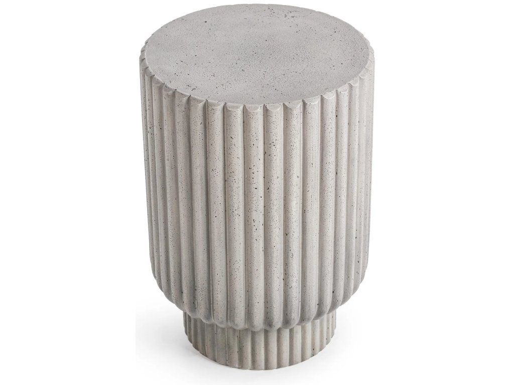Givens Outdoor Accent Table - Light Gray - image 1