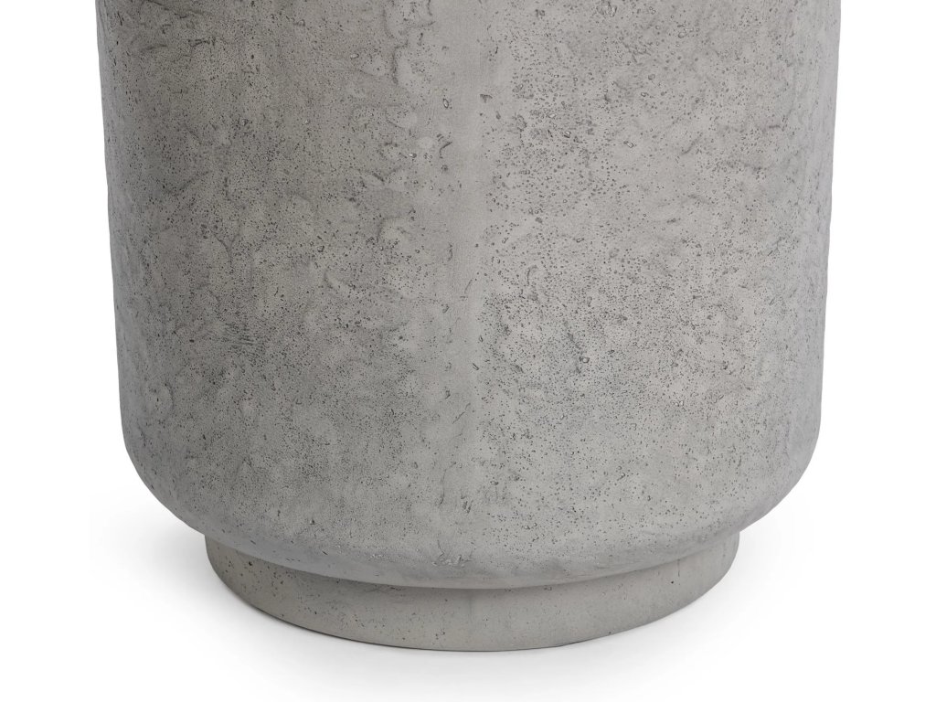 Sania Outdoor Round Accent Table - Dark Grey - image 3