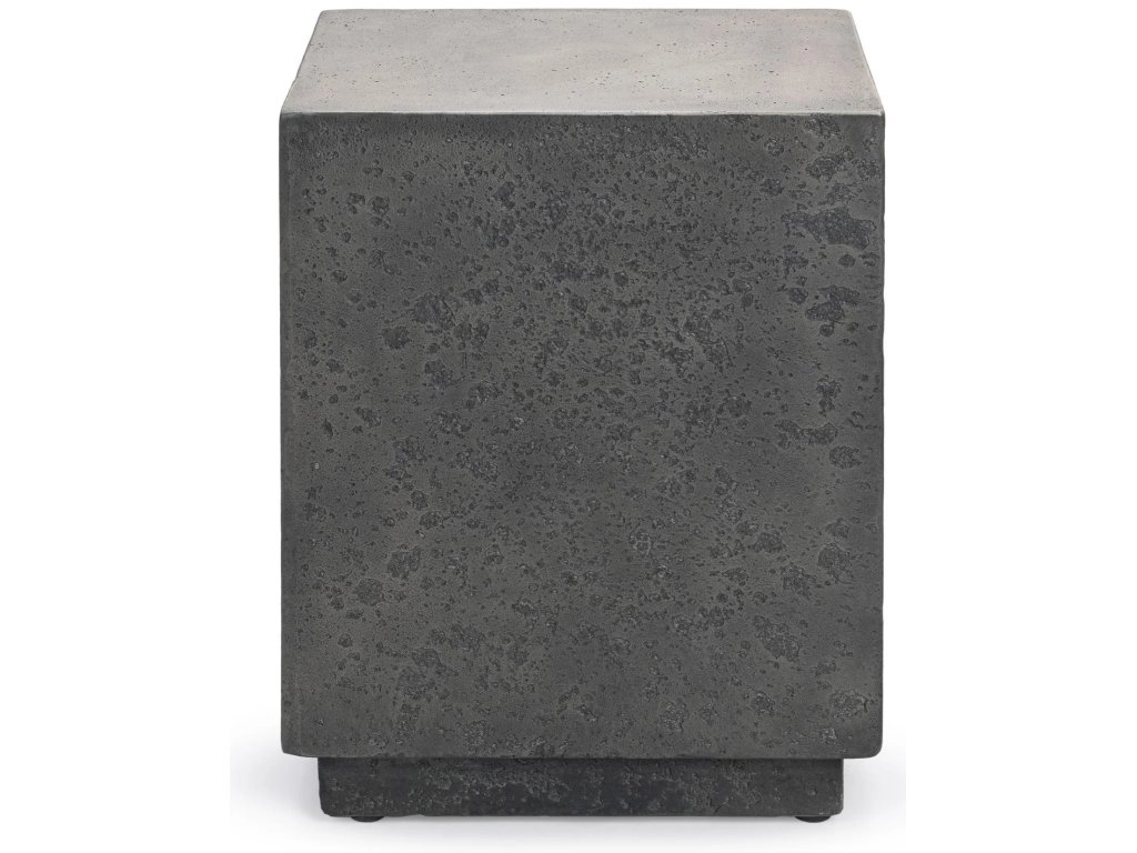 Marwin Outdoor Square End Table - Dark Gray - main image