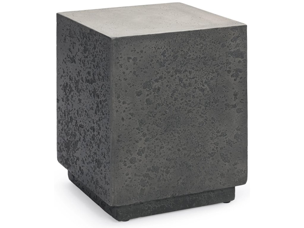Marwin Outdoor Square End Table - Dark Gray - image 4