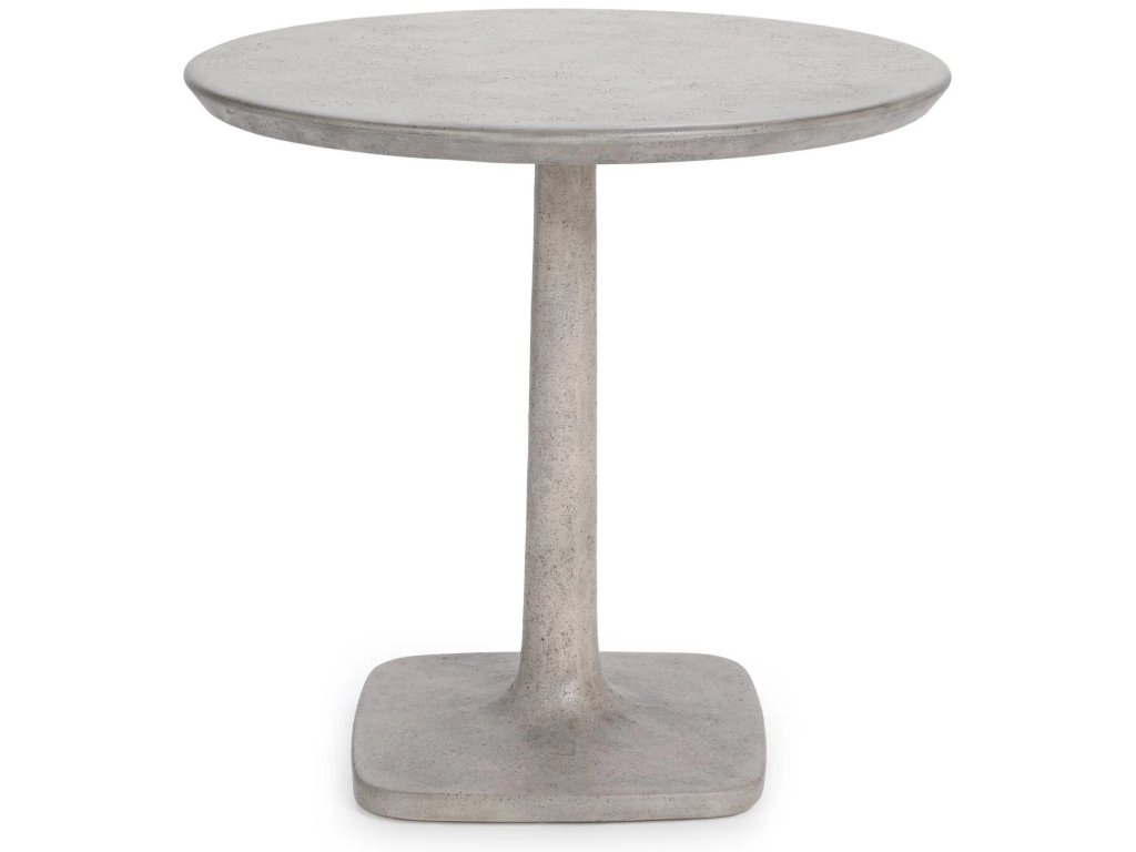 Paulina 31" Outdoor Bistro Dining Table - Light Gray - main image