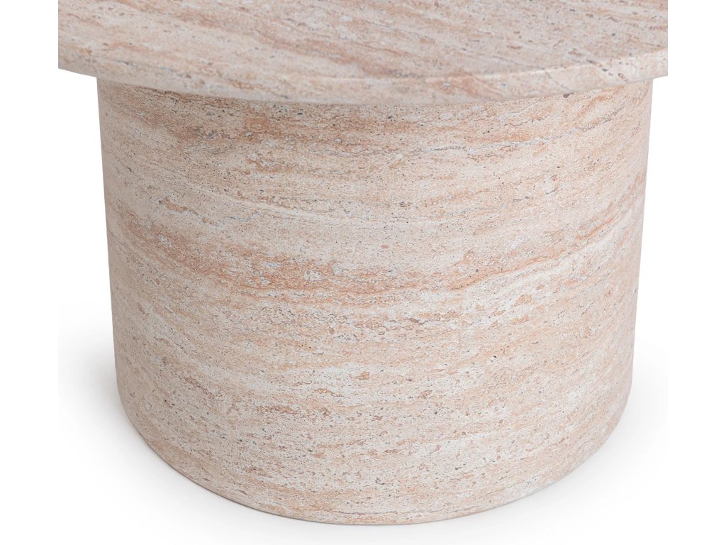 Sana Outdoor Round Coffee Table - Beige - image 1