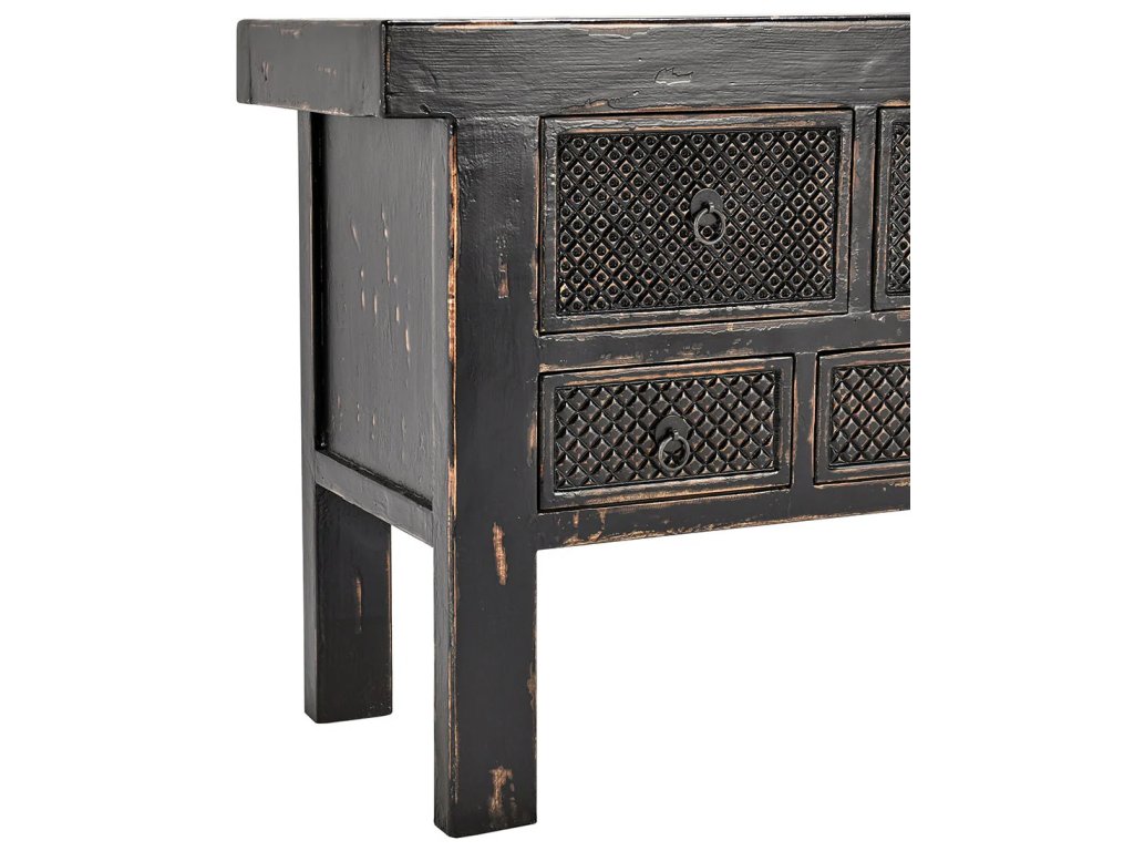 Lahey Solid Wood 11Dwr Rectangle Console Table - image 3