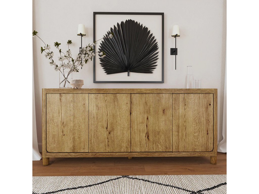 Orlando Solid Wood 4Dr Buffet - image 6
