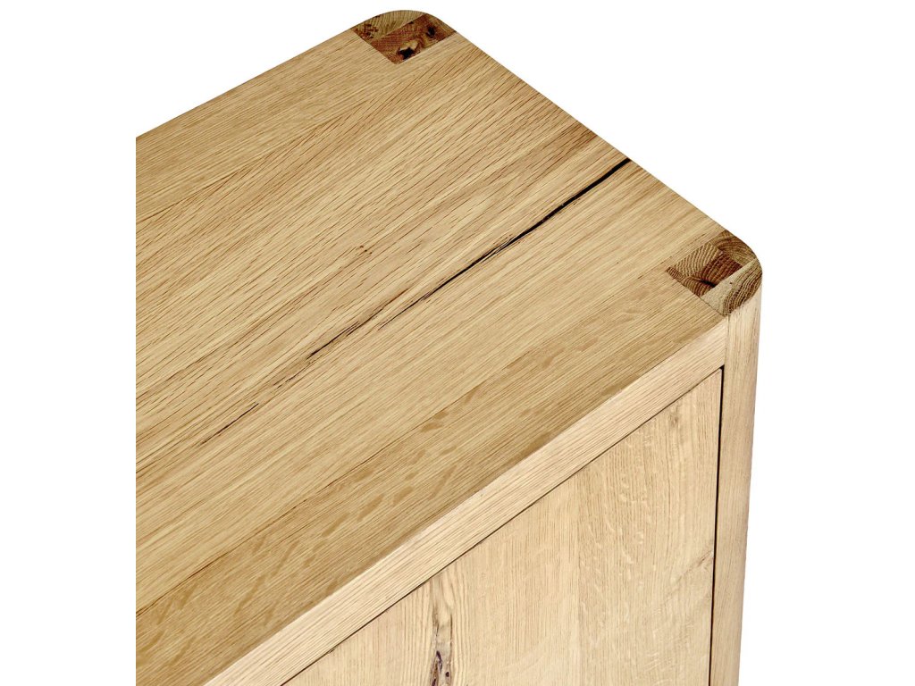 Orlando Solid Wood 4Dr Buffet - True Natural - image 3