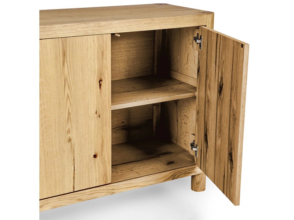 Orlando Solid Wood 4Dr Buffet - True Natural - image 4