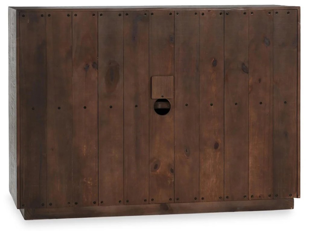 Denver Solid Wood 2Dr Cabinet - Distressed Gray/Antique White - image 1