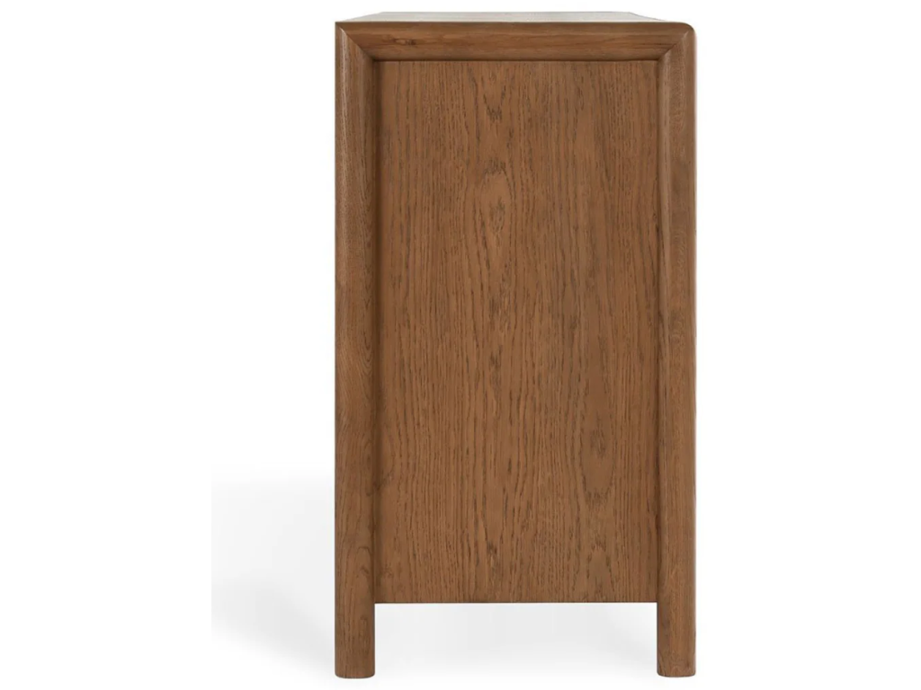 Corda Solid Wood 6Dwr Dresser - Nut Brown/Natural - main image